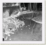 digfloor * We had to lower the cement floor in the basement to meet code for living space. (we dropped it about 16 and poured additional foundation) We dug out the dirt under the slab, then broke off chunks with a sledge hammer. * 1039 x 1024 * (882KB)